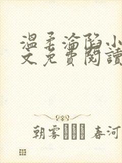 温柔沦陷小说全文免费阅读笔趣阁