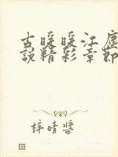 古暖暖江尘御小说精彩章节75