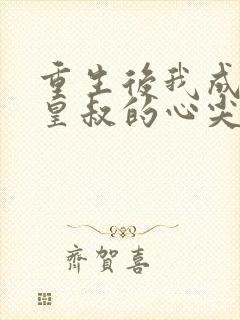 重生后我成为了皇叔的心尖宠