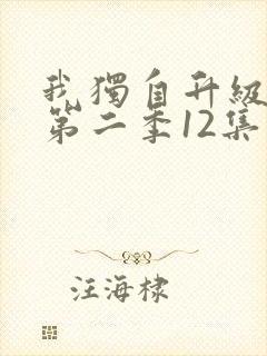 我独自升级动漫第二季12集