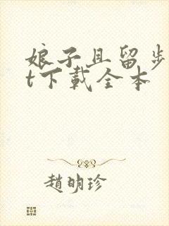 娘子且留步txt下载全本