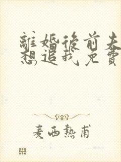 离婚后前夫总是想追我免费阅读小说