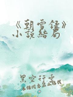 《朝雪录》原著小说结局