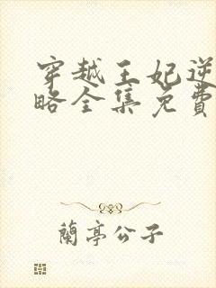 穿越王妃逆袭攻略全集免费看