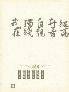 我独自升级动漫在线观看高清