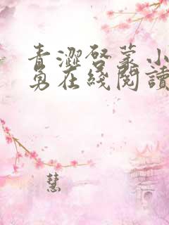 青涩启蒙小说张勇在线阅读全文