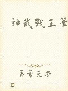 神武战王笔趣阁
