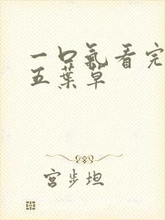 一口气看完黑色五叶草