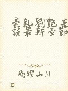 豪乳刘艳老师小说最新章节