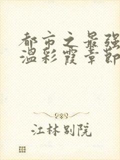 都市之最强狂兵温彩霞章节