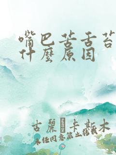 嘴巴苦舌苔白是什么原因