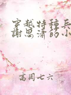 穿越特种兵娶了谢思潇的小说