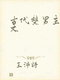 古代双男主高干文