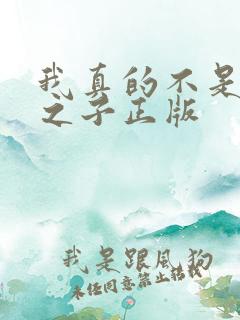 我真的不是气运之子正版