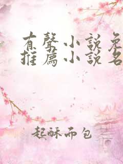 有声小说免费听推荐小说名