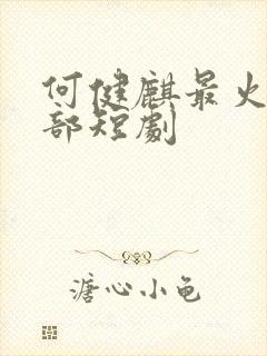 何健麒最火的十部短剧