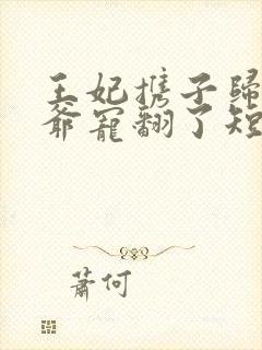 王妃携子归来王爷宠翻了短剧