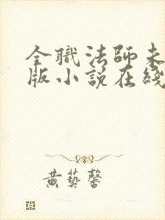 全职法师未删减版小说在线观看