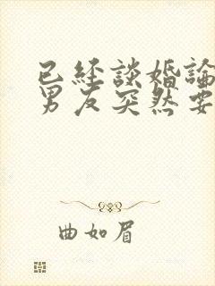 已经谈婚论嫁的男友突然要和我分手小说