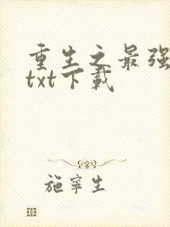 重生之最强人生txt下载