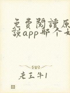 免费阅读原耽小说app哪个好?