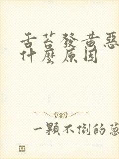 舌苔发黄恶臭是什么原因