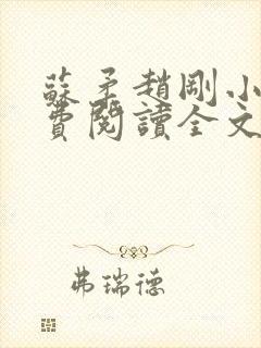 苏柔赵刚小说免费阅读全文