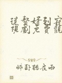 从赘婿到宠臣电视剧免费观看高清