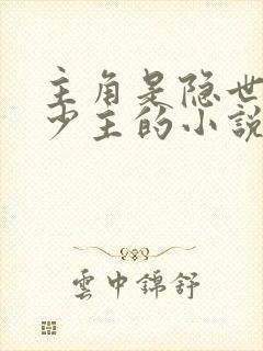 主角是隐世家族少主的小说