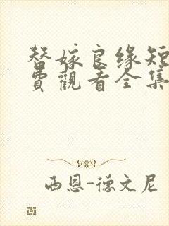 替嫁良缘短剧免费观看全集高清