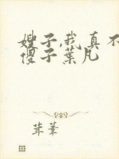 嫂子,我真不是傻子叶凡