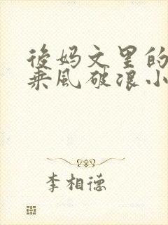 后妈文里的亲妈乘风破浪小说免费阅读