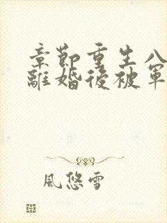 章节重生八零:离婚后被军少宠上天