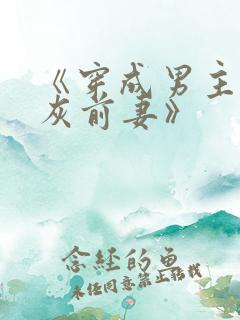 《穿成男主的炮灰前妻》