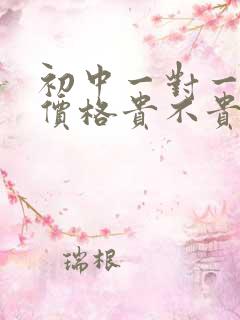 初中一对一补课价格贵不贵