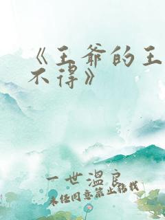 《王爷的王妃惹不得》