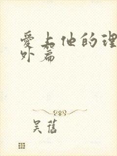 爱上他的理由番外篇