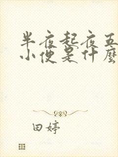 半夜起夜五六次小便是什么原因