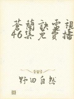 苍兰诀电视剧第46集免费播放流畅