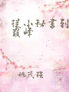 从小秘书到权力巅峰