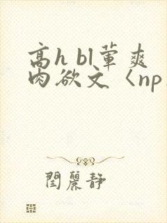高h bl荤爽肉欲文〈np〉