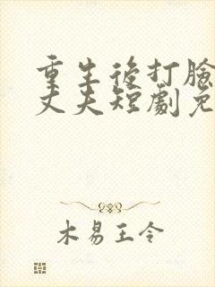 重生后打脸虚伪丈夫短剧免费播放