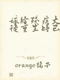 嫁给残疾大佬之后重生时已晚