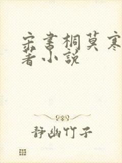 宋书桐莫寒城原著小说