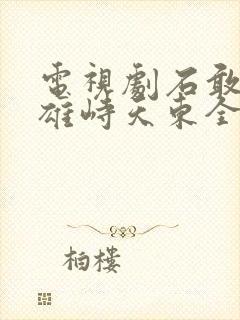 电视剧石敢当之雄峙天东全集免费