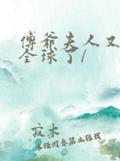 傅爷夫人又惊艳全球了/