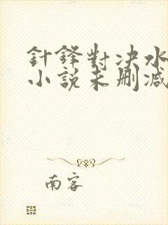 针锋对决水千丞小说未删减