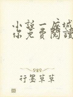 小说一座城在等你免费阅读