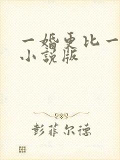 一婚更比一婚高小说版