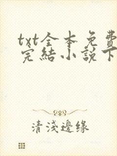 txt全本免费完结小说下载